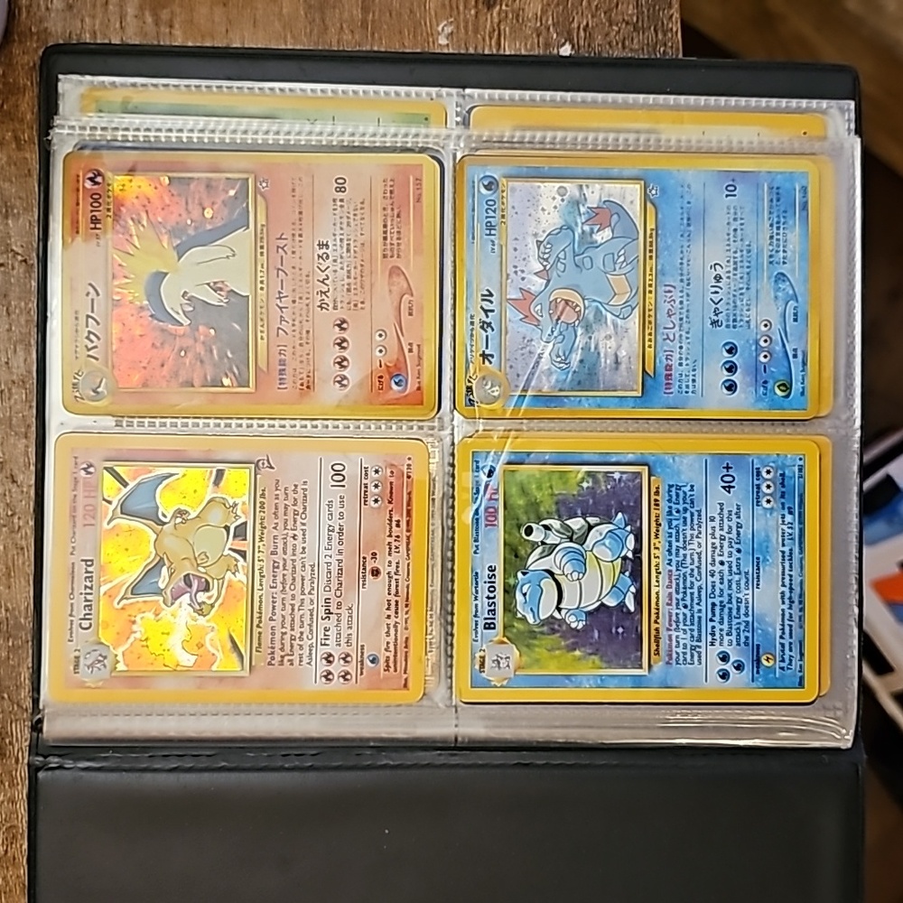 Pokemon holographic card collection